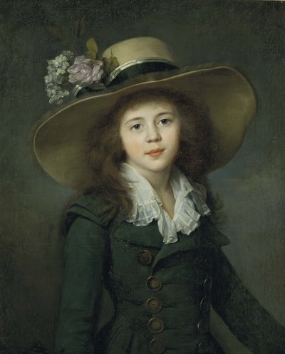 Barones Elizaveta Alexandrovna Stroganova 1779-1818, Begin 1780s door Jean Louis Voille