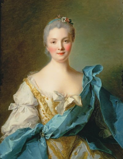 Madame de la Porte door Jean Marc Nattier