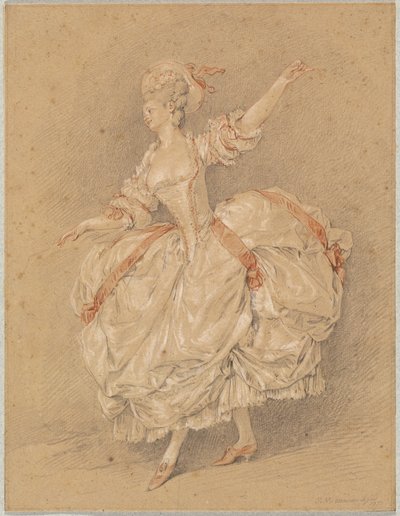 Een Danser door Jean Michel Moreau