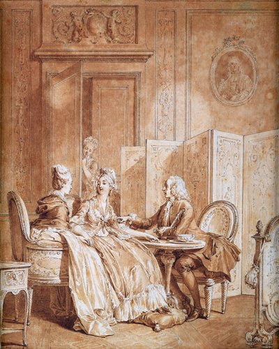 De Verklaring van Zwangerschap door Jean Michel the Younger Moreau