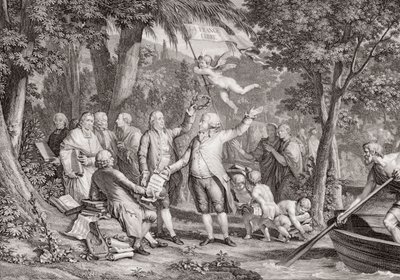 Mirabeau (Honore Gabriel Riqueti, Graaf van Mirabeau) door Jean Michel the Younger Moreau