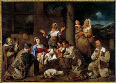 De aanbidding van de herders door Jean Michelin
