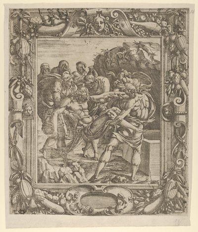 De graflegging, 1535-55 door Jean Mignon