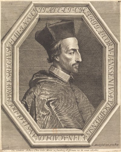 Corneille Jansenius, bisschop van Ieper door Jean Morin