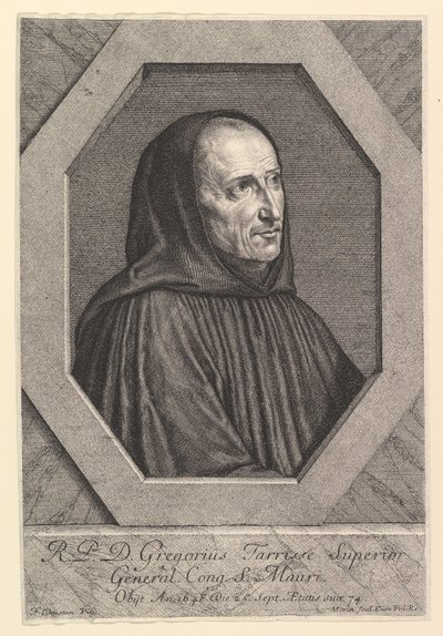 Dom Gregoire Tarrisse, superieur generaal van de Congregatie van Saint-Maur door Jean Morin