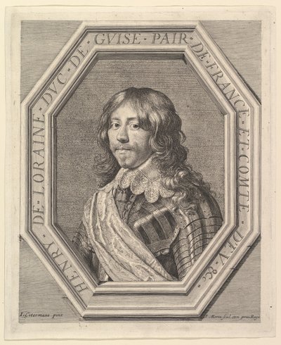 Henri II de Lorraine, hertog van Guise door Jean Morin