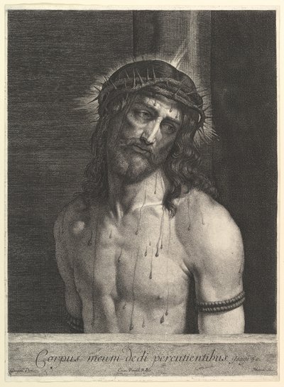 Le Christ à la colonne door Jean Morin