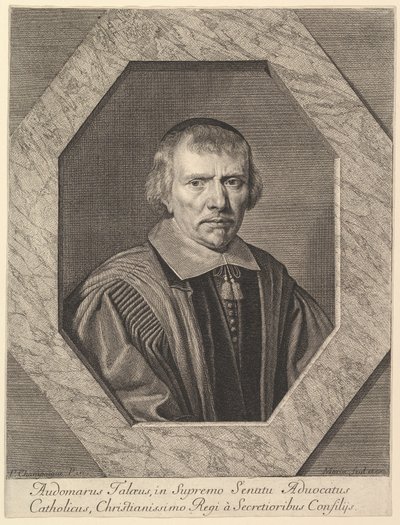 Omer II Talon, advocaat bij het Parlement en raadsman van de koning door Jean Morin