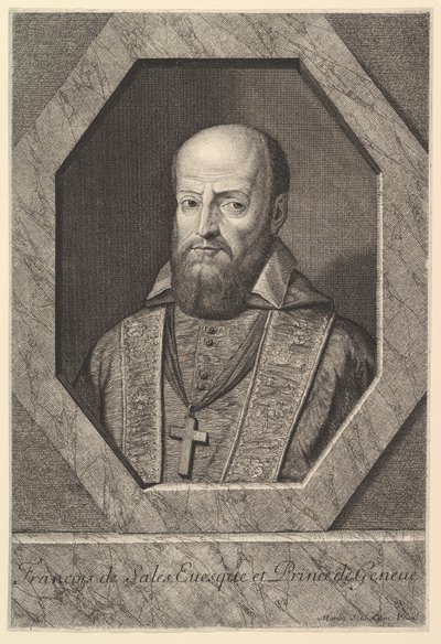 Saint Francois de Sales, bisschop van Genève door Jean Morin