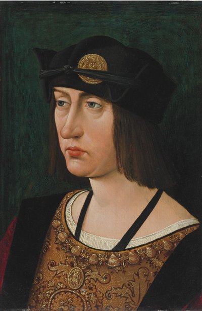 Portret van Lodewijk XII, koning van Frankrijk 1498-1515 door Jean Perreal