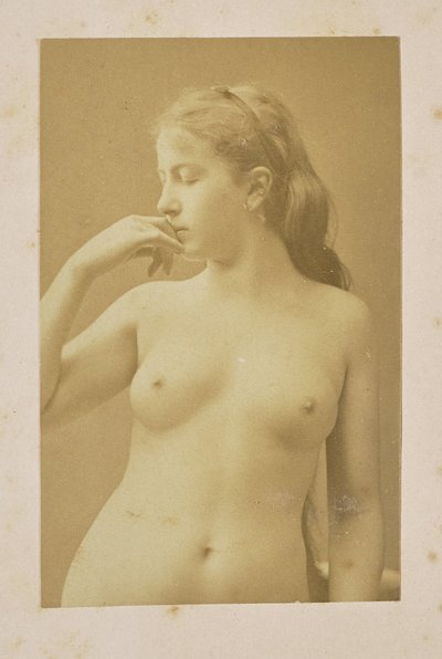[Portret van een vrouw, naakt]. door Jean Pierre Bertrand Eugène Pégot Ogier