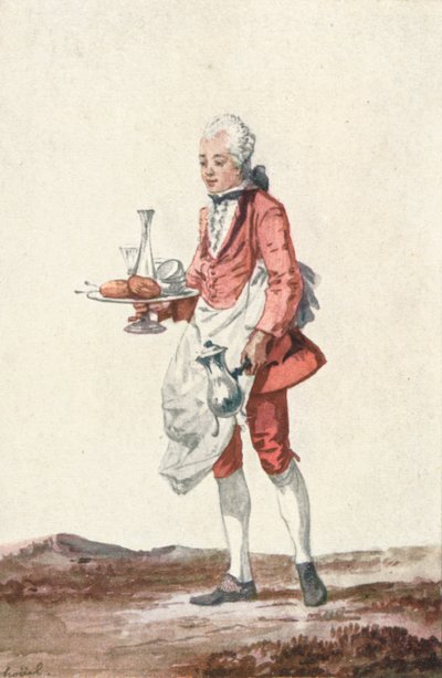 La Bouquetiere Garcon Cafetiere door Jean Pierre Houel
