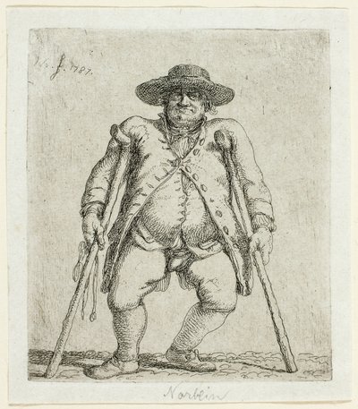 Bedelaar door Jean Pierre Norblin de La Gourdaine