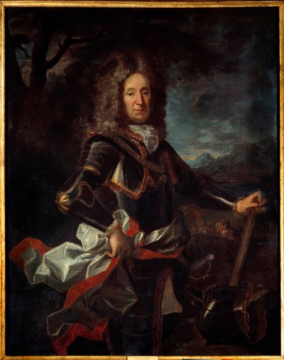 Portret van Charles Henri de Lorraine, Prins van Vaudemont (1649-1723) zoon van Charles IV. Schilderij door Jean Ranc (1674-1735) door Jean Ranc