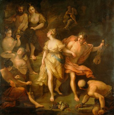 Orpheus en Eurydice door Jean Raoux