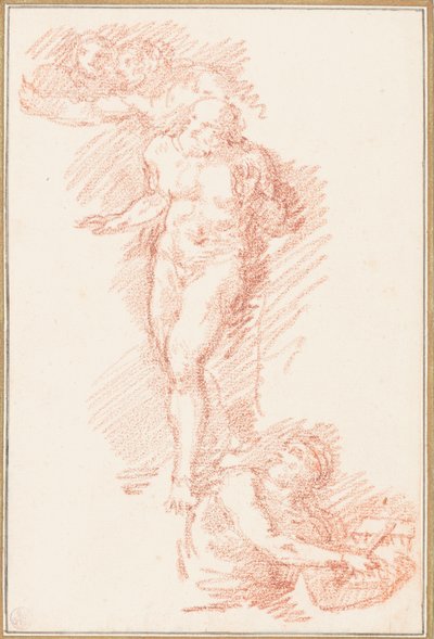 Figuren uit Laatste Oordeel door Jean Robert Ango