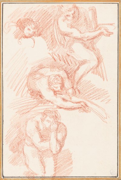 Figuren uit het Laatste Oordeel door Jean Robert Ango