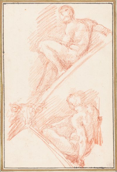 Figuren van het plafond van de Sixtijnse Kapel door Jean Robert Ango