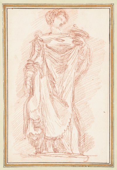 Staande Mannelijke Figuur in Chiton door Jean Robert Ango