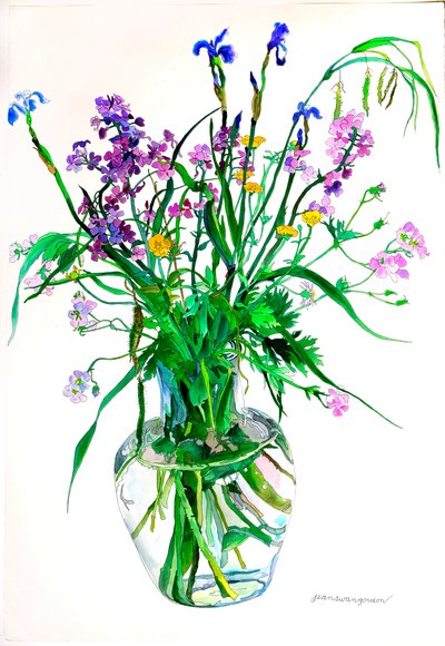 Hoogzomer (aquarel  inkt op papier) door Jean Swan Gordon