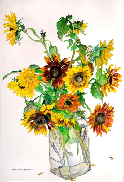 Karens Zonnebloemen door Jean Swan Gordon