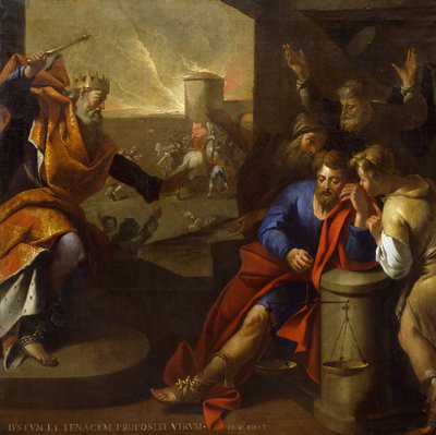 Het oordeel van Horatius door Jean Tassel