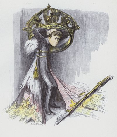 Alfonso de Kleine, Koning van Spanje door Jean Veber