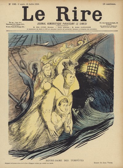 Illustratie voor Le Rire door Jean Veber