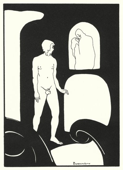 De Liefdesboeken van Ovidius: De onverwachte ontmoeting van enkele gepassioneerde geliefden door Jean de Bosschere