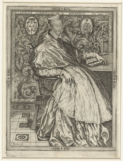 Portret van kardinaal Karel van Bourbon door Jean de Gourmont (I)