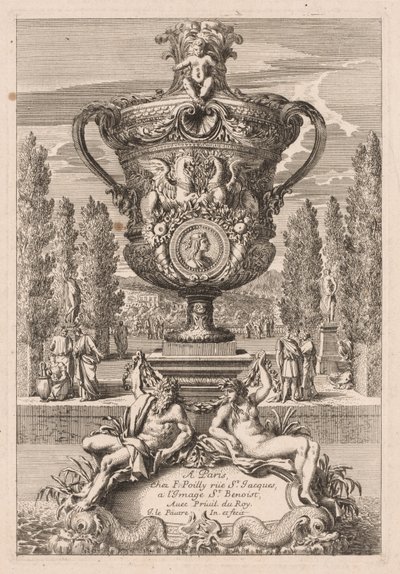 Decoratieve Urn door Jean le Pautre