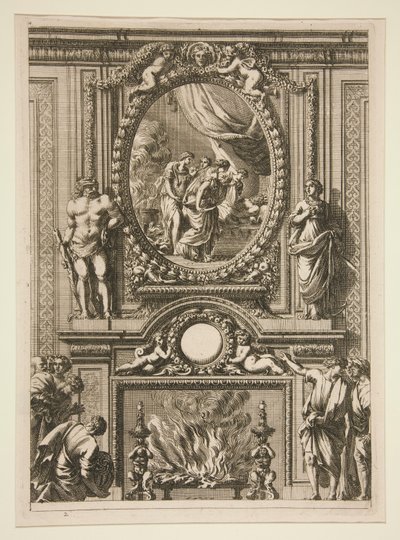 Grote schoorstenen in Romeinse stijl door Jean le Pautre