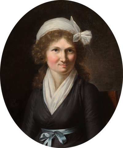 Portret van een vrouw onder het Directoire door Jeanne Elisabeth Chaudet