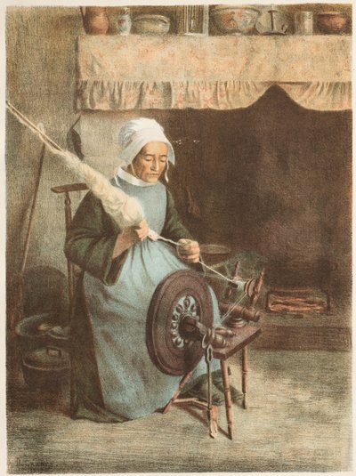LAïeule, 1899 door Jeanne Granes