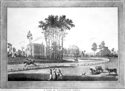 Een uitzicht op Paddington Green, 1782-3 door Jefferyes Hammett O