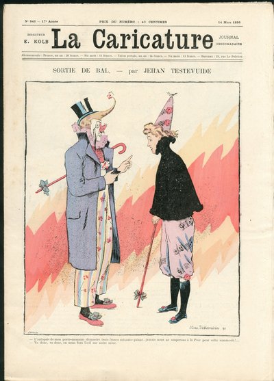 De Karikatuur (1880) door Jehan Testevuide