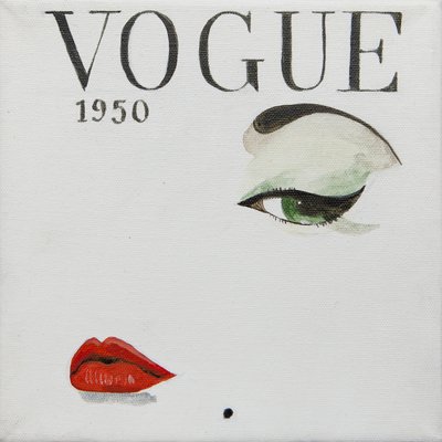 Vogue cover (acryl) door Jennifer Abbott
