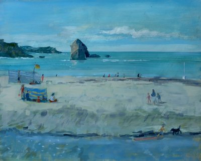 Thurlestone Rock, Devon, 2016 door Jennifer Wright