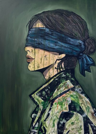 De mysterieuze vrouw met de blinddoek door Jenny Nielsen