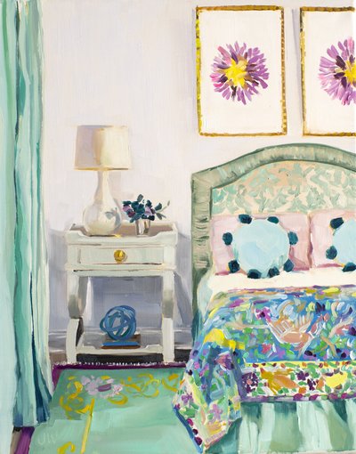 De slaapkamer van Mary Ellen S door Jenny Westenhofer