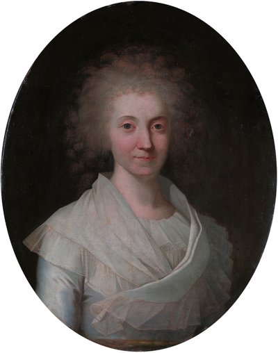 Deens: Portret van Maren Juel Portret van Maren Juel door Jens Juel