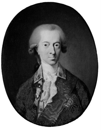 Portret van Christiaan VII door Jens Juel