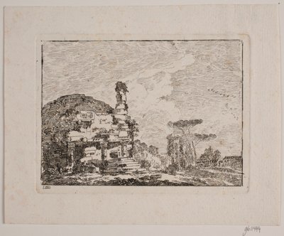 Antieke ruïnes door Jens Petersen Lund