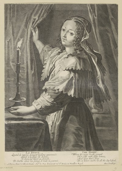 Nacht door Jeremias Falck