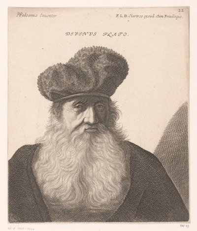 Portret van Plato door Jerôme David (attributed to)