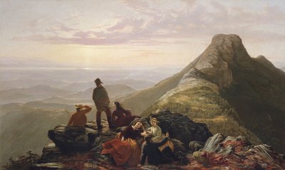 Het verlate gezelschap op Mansfield Mountain door Jerome Thompson