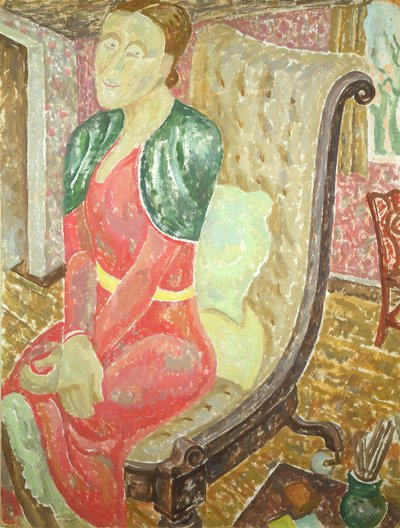 Portret van Katherina Dawson Giles (1878-1955), c.1930 door Jessica Stewart Dismorr
