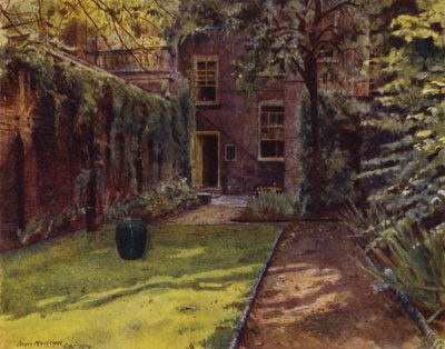 Carlyle House, Uitzicht op Tuin en Huis door Jessie MacGregor
