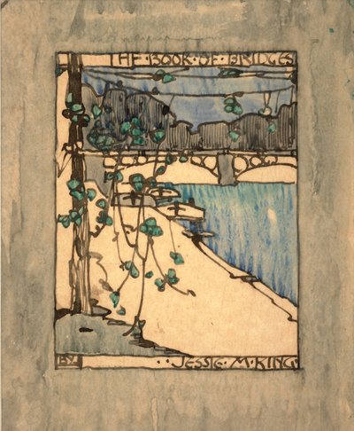 Frontispice voor "Het Boek der Bruggen", c.1911 door Jessie Marion King