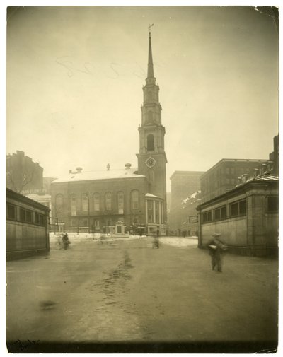 Park Street Church, USA, ca. 1902-10 door Jessie Tarbox Beals